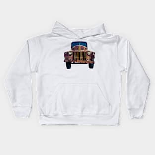 Rusty Ford Pickup Truck Kids Hoodie